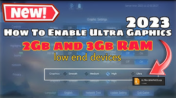 NEW🔴 HOW TO ENABLE ULTRA GRAPHICS IN MLBB FOR LOW END DEVICES| 2 TO 3GB RAM |MLBB 2023
