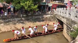 Hội chùa keo hành thiện | Thi bơi chải | Lễ hội Chùa keo hành thiện