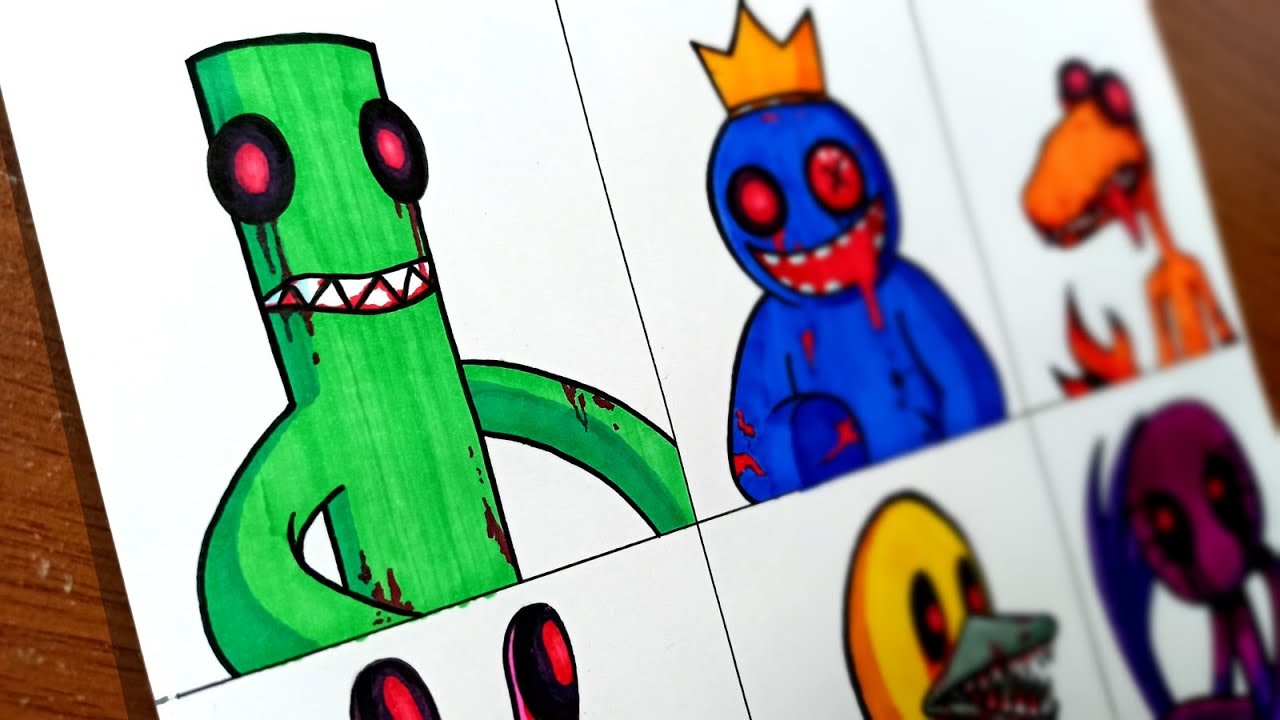 Drawing ROBLOX - Rainbow Friends.EXE (Concept) #66 - YouTube