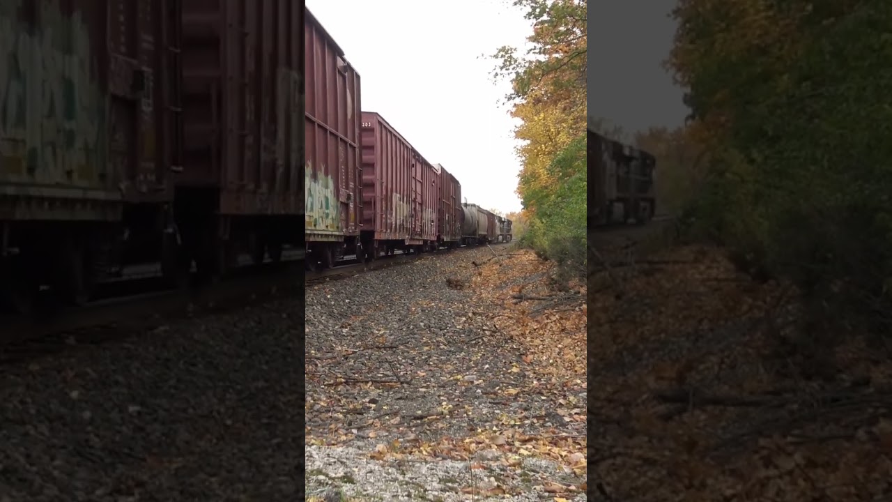 The sound of wheels slipping on the grade