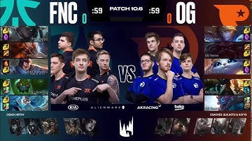 FNC vs. OG Game 1 | Highlights Playoffs Round 1 | LEC Spring 2020 | Fnatic vs. Origen