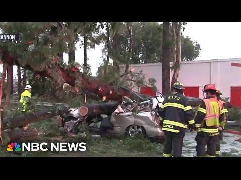 Evacuation orders in parts of California as dangerous storm brings strong winds, heavy rain