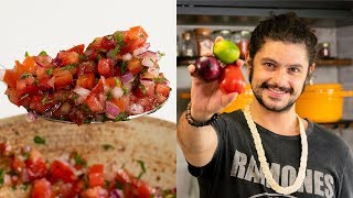 COMO FAZER MOLHO VINAGRETE | Cozinha Básica | Mohamad Hindi