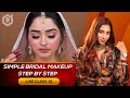 Live class 18  simple bridal makeup step by step  makeup class pkmakeupstudio