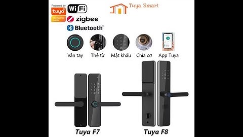 [Tuya Smart] Hướng dẫn lắp đặt khoá vân tay cho cửa gỗ (ruột khoá 6068)