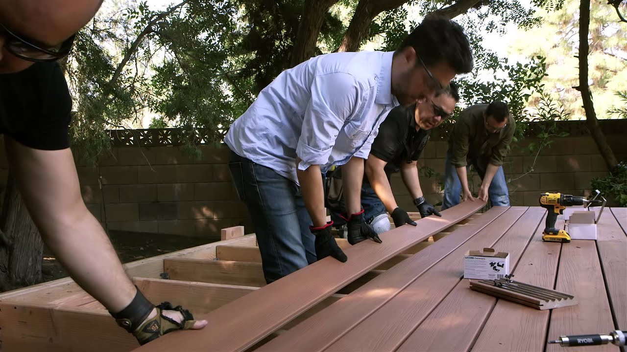 Updating Your Deck With New Composite Decking Boards YouTube