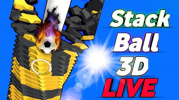 Live Stack ball 3d🏀 highest score challenges🎮 #stackbounce #shorts #viral #gaming #stac...
