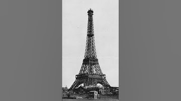 The Eiffel Tower was opened on March 31, 1889 #shorts