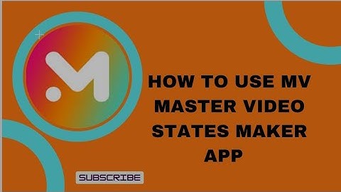 How to use MV master video status maker App #application #mvmaster #bittech#editor #statesvideo