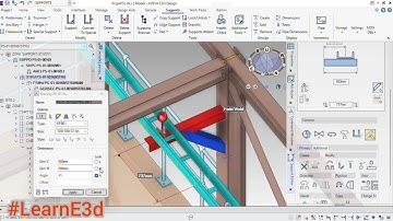 Aveva E3d 3.1 - Cable Tray Support - How to Create Bracing