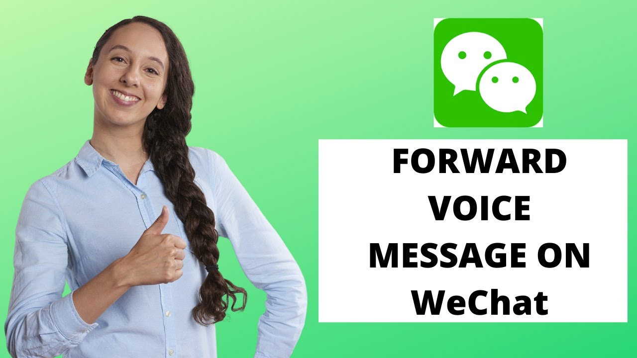 How to forward wechat voice message to whatsapp