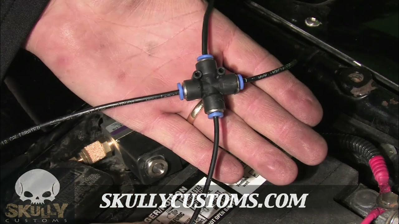 Skully Customs Custom Air Ride Suspension System Harley Davidson Motorcycle