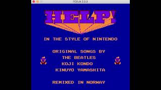 The Beatles - Help! in the style of Nintendo (authentic NES remix)