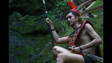 Teknik rahasia menggunakan sumpit Dayak