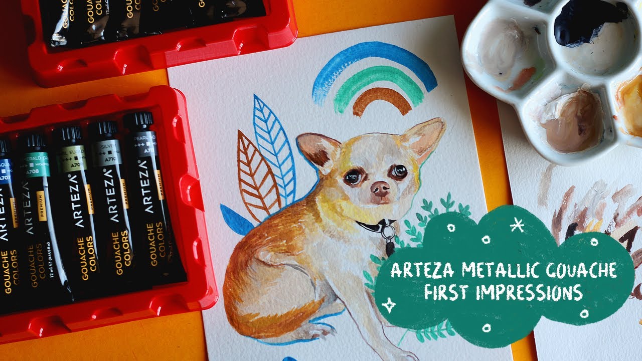 Arteza Gouache Review - Unboxing & First impressions