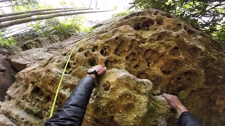 Pogue Ethics 5.9+ - Red River Gorge Rock Climbing | Red River George
