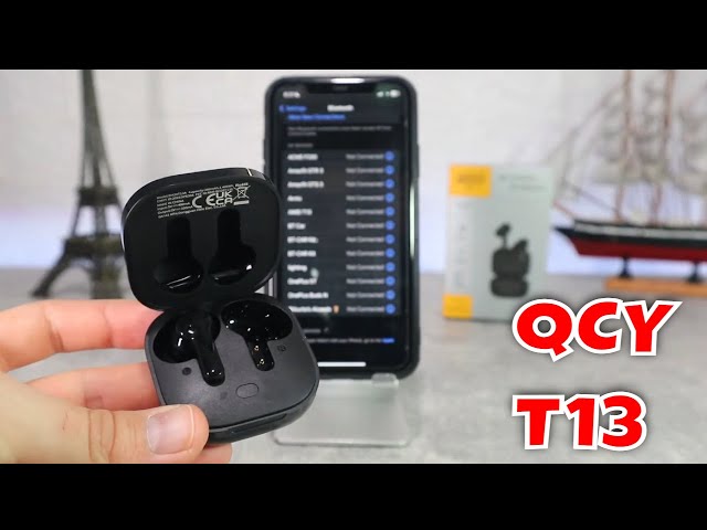 QCY T13 Bluetooth Wireless Earbuds TWS Earphone 4 Microphones ENC HD Call  Headphone Quick charge Touch Control