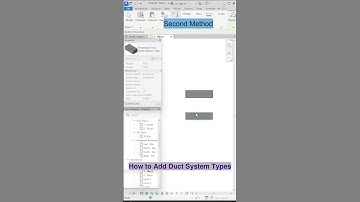 Revit MEP Duct Types | #revitmep  #revit #hvac #mep #ducting