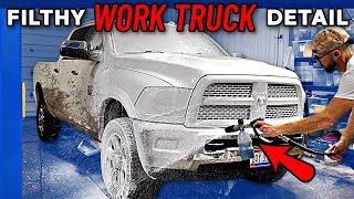 Filthy Work Truck Gets Detailed | Dodge Ram 2500 Cummins | Car Detailing Restoration
