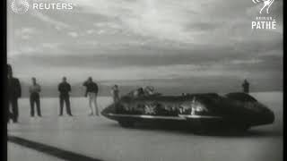 USA: British car breaks records (1951)