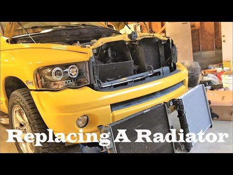how-to-replace-a-radiator---2005-dodge-ram-1500