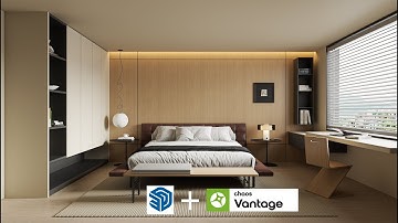 HƯỚNG DẪN CHAO VANTAGE SKETCHUP RENDER PHÒNG NGỦ