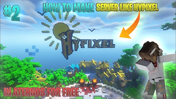 How to make a Server like hypixel for free in Aternos 2023 Hindi Part 2 #Minecraft #Aternos #Hypixel