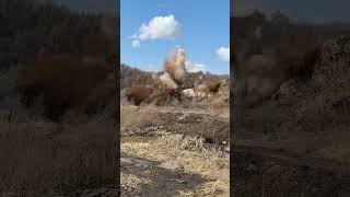 No blasting. Still breaks hard rock. Gas expansion rock breaking on real job sites. ⛏️