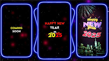 HAPPY NEW YEAR 2025 🎇 XML FILE  ALIGHT MOTION NEW TRENDING 🔥 NEW YEAR VIDEO TREND #xml