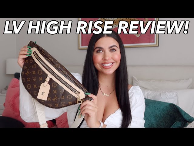 UP CLOSE AND PERSONAL LOUIS VUITTON HIGH RISE BUMBAG REVIEW!