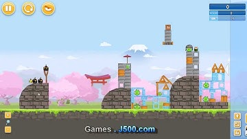 Angry Birds Cherry Blossom Level 11 Chrome Walkthrough 3 Stars Lösung