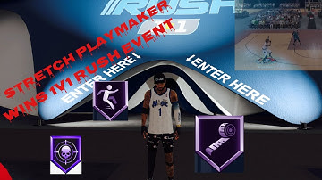 99 Overall Stretch Playmaker Takes Over The 1V1 RUSH EVENT! BEST BUILD NBA 2K20 DEMIGOD BUILD