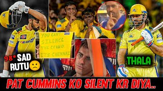 Thala ne pat Cummins ko silent kra diya? | Sad Rutu • Night King