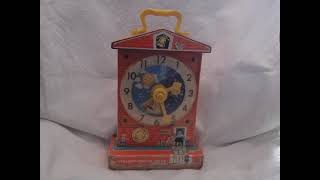 Fisher Price Wind Up Music Box Teaching Clock 1968 Updated 10/16/2022