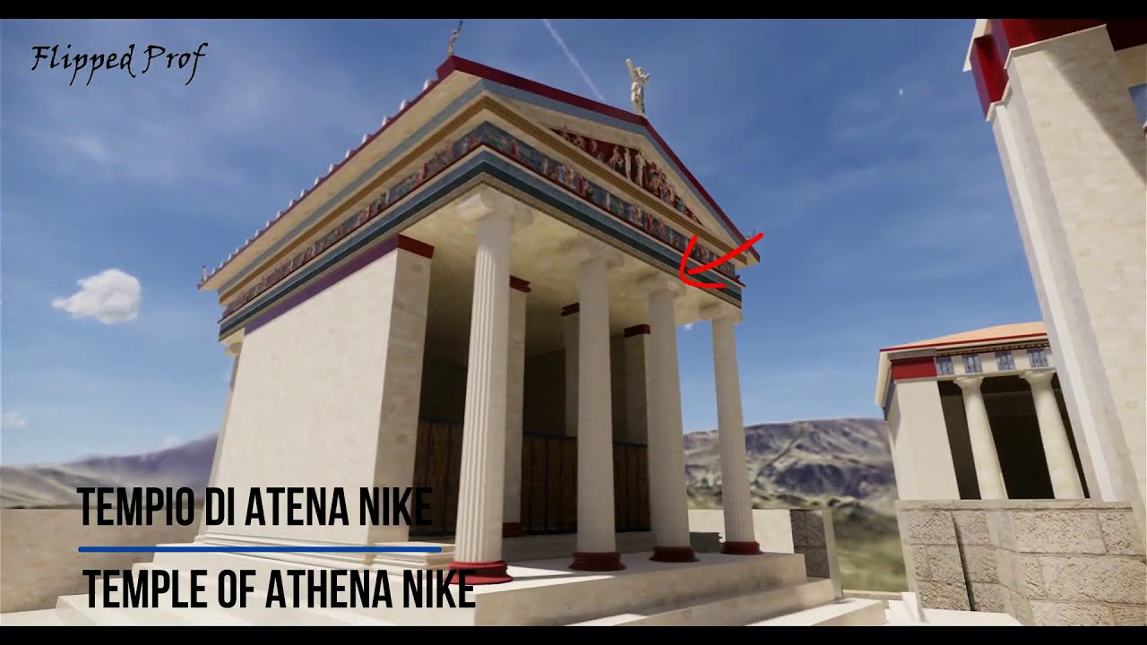 Versione 2, 1 Acropoli 3d Propilei e Tempio di Atena Nike with english  subtitles - YouTube