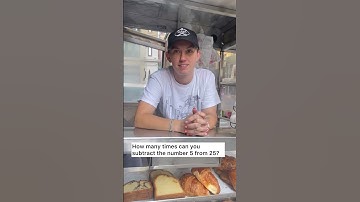 How many times can you subtract the number 5 from 25?