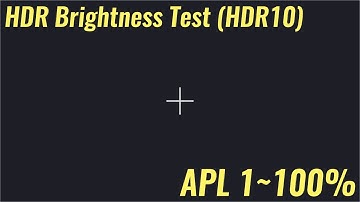 HDR Brightness Test (HDR10)