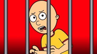 Caillou Breaks Out Of Prison