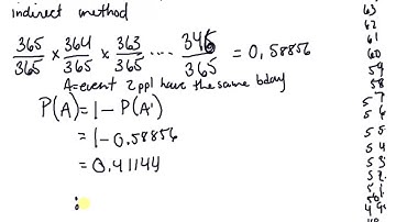 MDM4U 6.3 Probabilities Using Counting Techniques Video 2