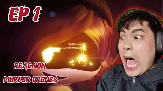 Reaction MURDER DRONES ep1ประทับใจมากนี่มันคุณภาพระดับฮอลลีวูด