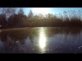 DJI Phantom 2 Drone Flying over a Frozen Pond December