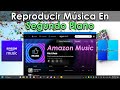 Hacer que Amazon music continúe la reproducción de música de fondo en aplicación Windows