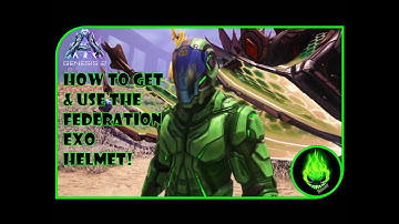 ARK - HOW TO USE THE FEDERATION EXO HELMET!