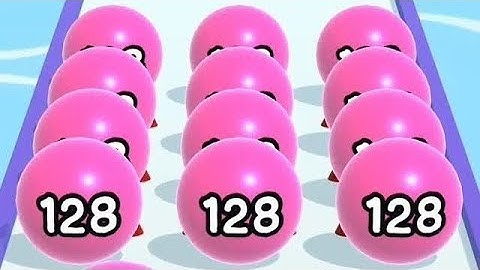 20 Ball Run 2048- All Levels Gameplay walkthrough Android, iOS (Multiple Levels)