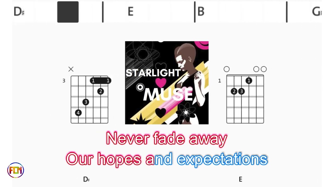 Watch Muse - Starlight | Scrolling Guitar Chords & Lyrics on YouTube Watch Muse - Starlight | Scrolling Guitar Chords & Lyrics on YouTube