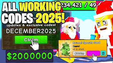 *NEW* ALL WORKING CODES FOR PLANTS VS BRAINROTS IN DECEMBER 2025! ROBLOX PLANTS VS BRAINROTS CODES