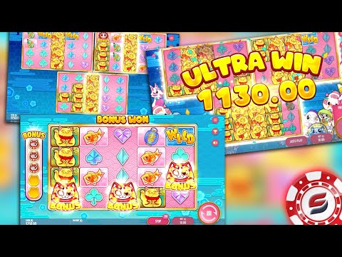 Fortune Cats Golden Stacks slot by Thunderkick - BIG WIN €1900