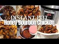 COOK WITH ME- INSTANT POT HONEY BOURBON CHICKEN - EASY MEALS - NEW FAMILY FAVORITE - HOW TO MAKE image