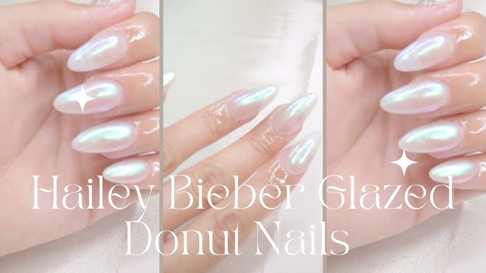 Pearl Chrome Nail Powder Glazed Donut Nails Moonlight Pigment