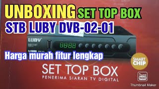 Unboxing Set Top Box STB Luby DVB-T2-01